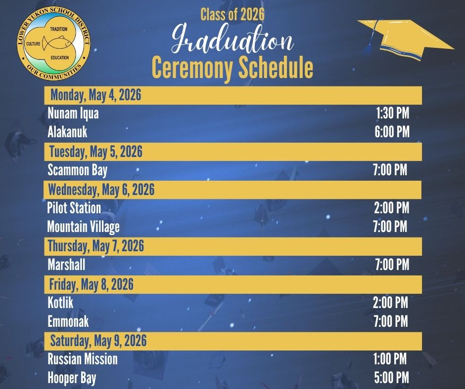 2026 Graduation Schedule